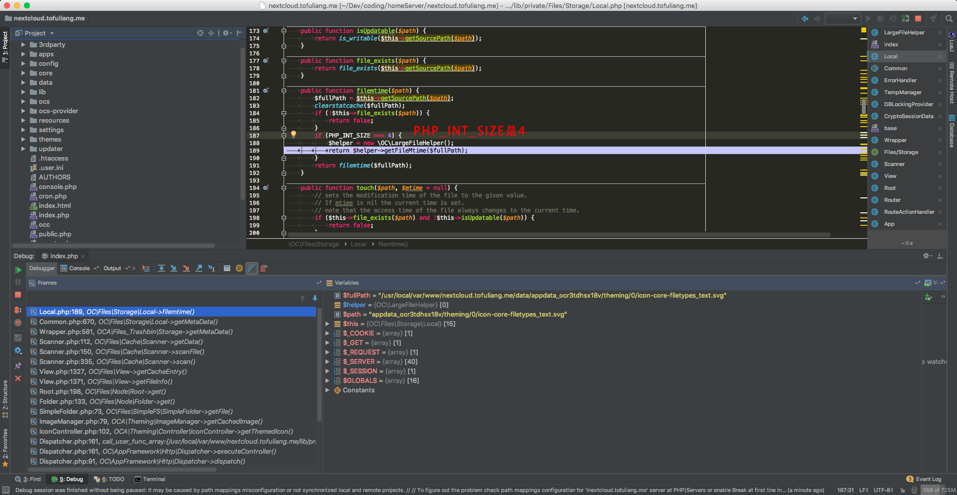 PHP_INT_SIZE